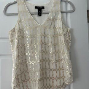 White House Black Market Sleeveless Blouse